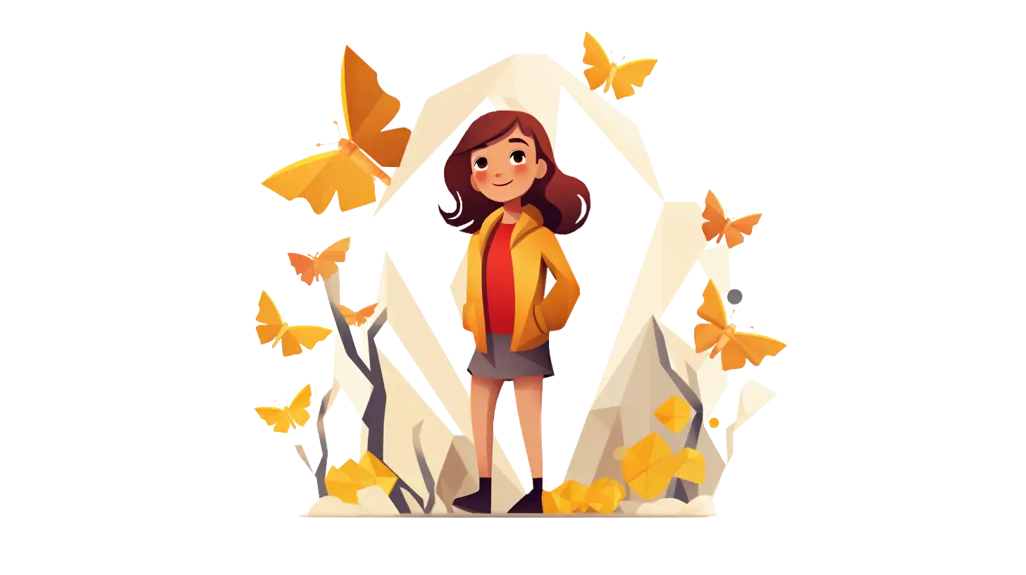 Ilustración gráfica del tipo de personalidad INFP, creada por Arealme, con una figura estilizada que simboliza características de esta personalidad.