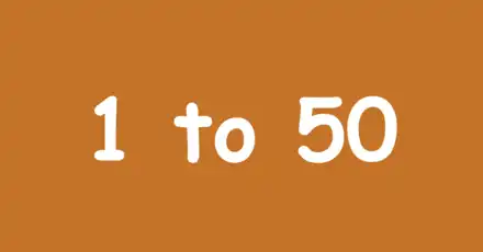 1 to 50 - Kuinka nopeasti voit klikata YHDESTÄ VIITEENKYMMENTÄ?