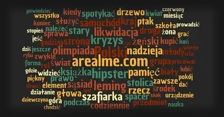  Słownictwo języka polskiego – test online